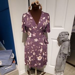 Purple flower Dress